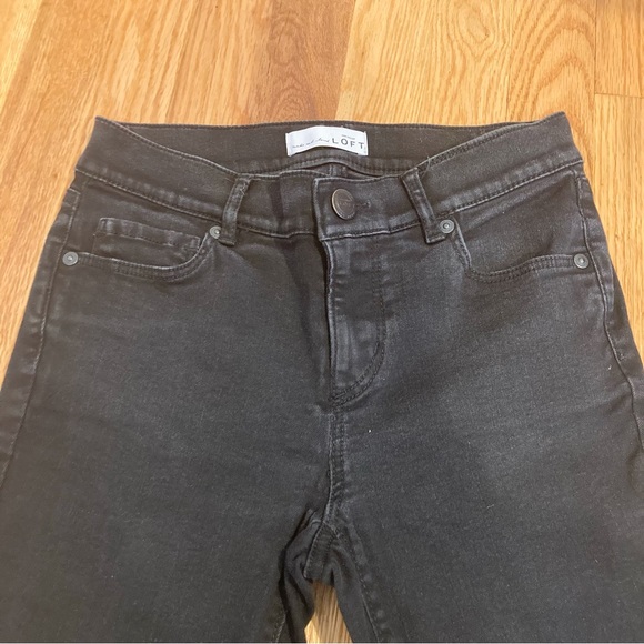 Loft black crop denim pants - Picture 3 of 6